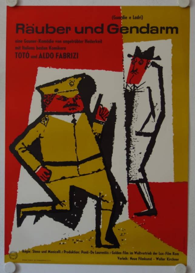 Guardie e ladri original release german movie poster